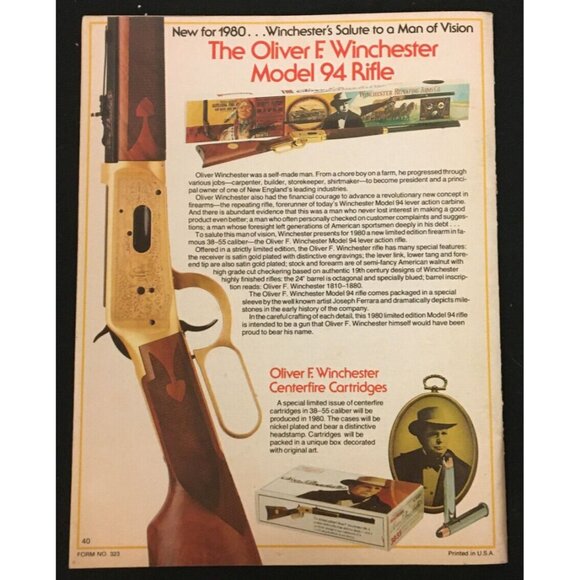 Winchester Western 1980 Sporting Arms &amp; Ammunition Catalog - 39 Pges - 5 1/2 - Picture 1 of 5